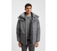 BOSS Doudoune déperlante à capuche amovible - Style Onier, 50547555 Gris 56