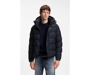 BOSS Doudoune déperlante à capuche avec col rembourré - Style Omaris1, 50565779 Bleu foncé 48
