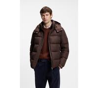 BOSS Doudoune déperlante à capuche réglable - Style H-Colter, 50565108 Marron foncé 54