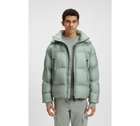 BOSS Doudoune Oversize en tissu ripstop froissé - Style Orbok, 50543618 Chaux 54