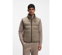 BOSS Doudoune Regular sans manches avec poches zippées - Style OW_Urbanex Puffer V, 50565207 Brun chiné XXL