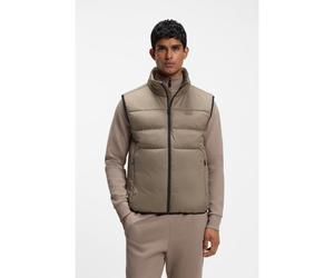BOSS Doudoune Regular sans manches avec poches zippées - Style OW_Urbanex Puffer V, 50565207 Brun chiné M