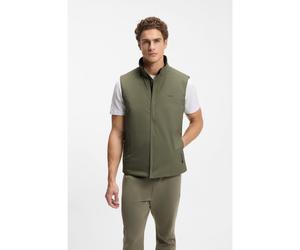 BOSS Doudoune sans manches déperlante en tissu stretch avec logo - Style OW_Lite-X Vest, 50551055 Olive L