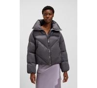 BOSS Doudoune zippée en tissu brillant - Style C_Padilena, 50548035 Violet foncé 42