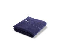 BOSS Drap de bain en coton avec logo brodé blanc - Style BSHT-PLAIN-021100/150, BSHT-PLAIN Bleu foncé ONESI
