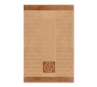 BOSS Drap de bain en coton - Style DOUBLEB Cypres Bath sheet 090, BSHT-DOUBLEB Brun chiné ONESI