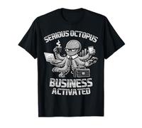 Boss drôle activé par l'entreprise Serious Octopus T-Shirt