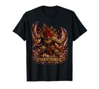 Boss du Jeu Starscourge Warrior Curved Swords Dark Fantasy T-Shirt