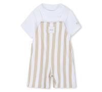 BOSS Dungarees+T-Shirt Baby Boys, Grey, 9 Months