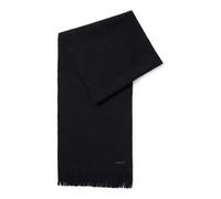 Hugo Boss Écharpe Albas en maille Raschel, laine vierge – Noir Homme
