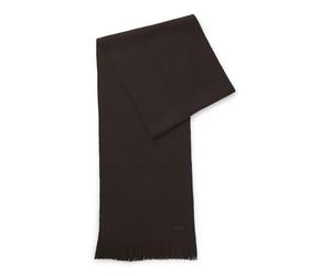 BOSS écharpe Albas Knitted Scarf Dark Brown marron foncé