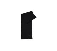 Hugo Boss Écharpe Albas en maille Raschel, laine vierge – Noir Homme