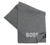 BOSS écharpe Elios Knitted Scarf Silver gris clair