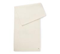 BOSS Écharpe en cachemire avec logo en métal - Style Lascona_scarf, 50549289 Naturel pcs.