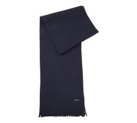 BOSS Écharpe En Laine Vierge Fabrication Raschel Albas 50495340 Couleur Bleue