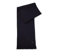 BOSS Écharpe en maille Raschel de laine vierge - Style Albas, 50495340 Bleu foncé pcs.