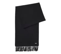 BOSS Écharpe Femme En Laine Avec Rivet Avec Logo Zesy 50517216 Couleur Noir