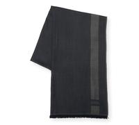 BOSS Écharpe Homme En Laine Mêlée Avec Franges Eryk 70x180 Gris 50547659