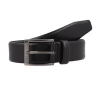 BOSS Ceinture en cuir italien grainé avec boucle logo - Style Elloy_Sz35, 50541158 Noir 95