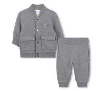 Boss - Ensemble Cardigan Et Pantalon - Gris Chine - Garçon - 3 Ans