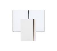 BOSS Ensemble carnet A5 en similicuir blanc et stylo à bille - Style Set HNH321WP + HSN2544G, 58140183 Blanc pcs.