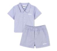 Boss - Ensemble Chemise + Short - Bleu Fanion - Garçon - 3 Mois