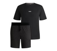 Boss - Ensemble Court Relax - Homme - Vêtements de nuit et de détente - Noir - Taille: L