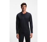 BOSS Ensemble de pyjama en jersey stretch mercerisé avec imprimé partout - Style Energetic Long Set, 50557169 Bleu foncé M