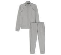 BOSS Ensemble de survêtement en coton mélangé avec passepoils contrastants - Style SW_Tracksuit Set, 50555906 Gris XL