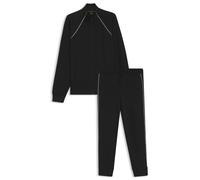 BOSS Ensemble de survêtement en coton mélangé avec passepoils contrastants - Style SW_Tracksuit Set, 50555906 Noir XXL