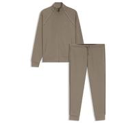 BOSS Ensemble de survêtement en coton mélangé avec passepoils contrastants - Style SW_Tracksuit Set, 50555906 Marron L