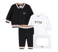 Boss - Ensemble Pantalon, Cardigan Et Tee-shirt - Black - Garçon - 9 Mois