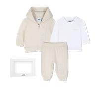 Boss - Ensemble Pantalon, Cardigan Et Tee-shirt - New Beige - Garçon - 3 Mois