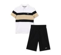 Boss - Ensemble Polo + Bermuda - Black - Garçon - 12 Ans