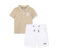 Boss - Ensemble Polo + Bermuda - Sand - Garçon - 9 Mois