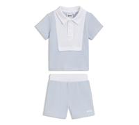 BOSS Ensemble polo et Shorts pour bébé, présenté dans une boîte cadeau - Style J53047/77101M, J53047 bleu clair 54