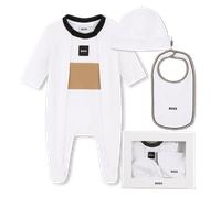 Boss - Ensemble Pyjama, Bonnet Et Bavoir - Blanc - Garçon - 9 Mois