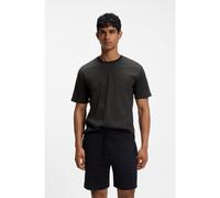 BOSS Ensemble pyjama deux pièces en coton - Style Relax Short Set, 50540613 Noir L