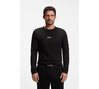 BOSS Ensemble pyjama en coton avec détail de taille logotée - Style Xmas Long Set, 50571089 Noir M