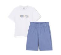 Boss - Ensemble Tee-shirt + Bermuda - Blanc - Garçon - 5 Ans