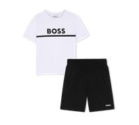 Boss - Ensemble Tee-shirt Et Short - Blanc - Garçon - 4 Ans