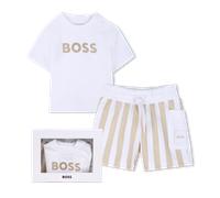Boss - Ensemble Tee-shirt + Short - Sand - Garçon - 3 Mois