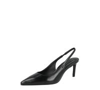 BOSS Escarpins à talon ouvert en cuir verni - Style Gracey_SLBPump70_NAB, 50563442 Noir 40