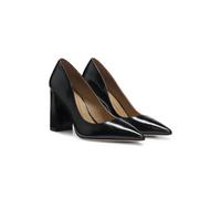 BOSS Escarpins à talons hauts en cuir à bout pointu - Style Miah_ChPump90_NA, 50573225 Noir 37