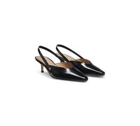 BOSS Escarpins en cuir à talon ouvert et semelle intérieure confortable GAIT-TECH® - Style Charlize_SLB50_AB, 50548543 Noir 41