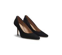 BOSS Escarpins en cuir suédé avec semelle intérieure confortable - Style Charlize_PumpSlb90_S, 50557720 Noir 38.5