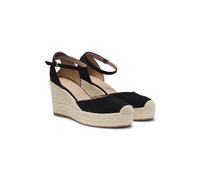 BOSS Espadrilles en cuir suédé avec semelle compensée - Style Madeira_Sandwdg_SDB, 50563452 Noir 37