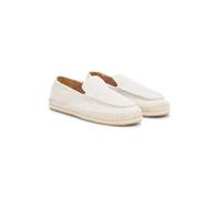 BOSS Espadrilles en daim avec semelle intermédiaire en jute - Style Madeira_mocc_sdwv, 50563149 Blanc 45