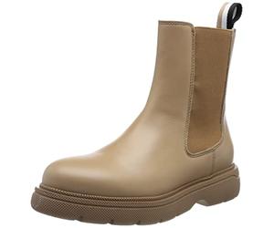 BOSS Femme Jacob Chelsea-c Bottes de Cheville, Beige Moyen 260, 36 EU