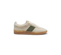 BOSS Femmes Brenta Tenn Baskets en Cuir et Cuir suédé